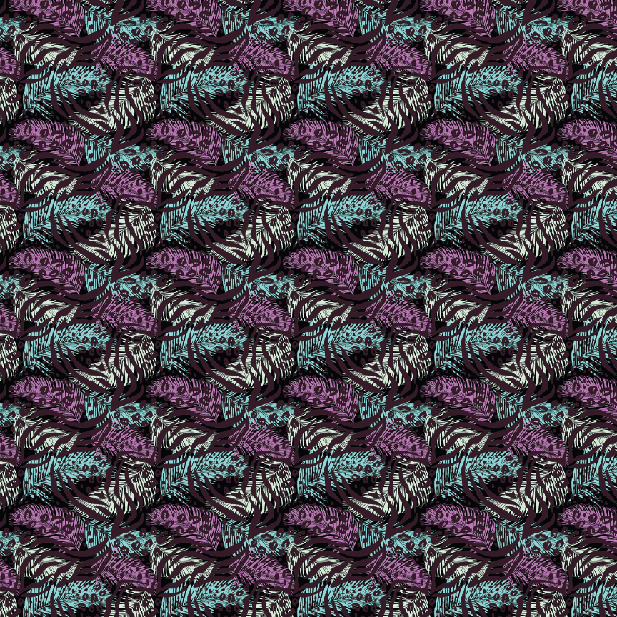 Peacock Animal Print Pattern Acrylic Sheets - CMB Pattern Acrylic